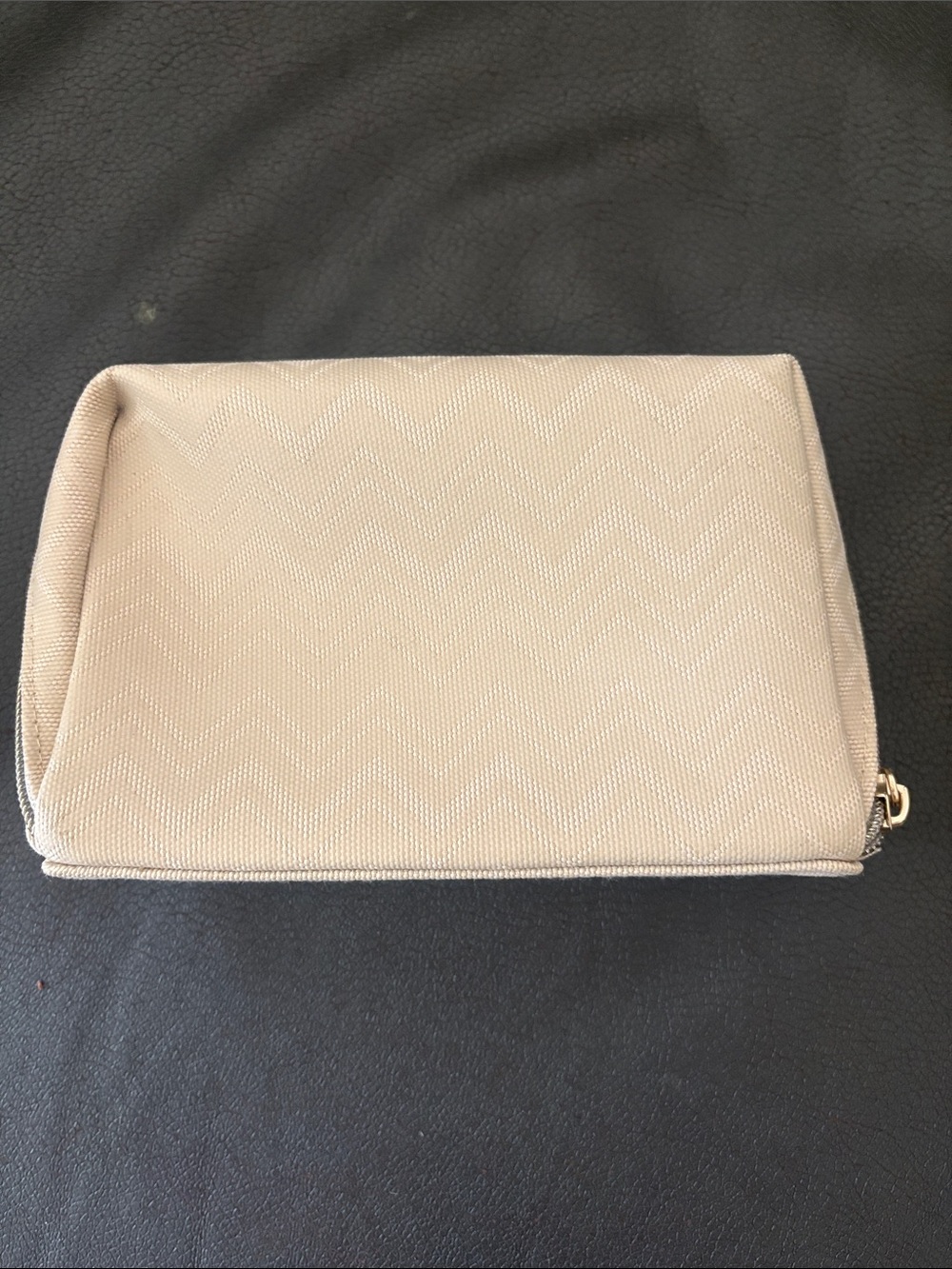 Luxury Missoni Delta One Cream Quilted Travel Cosmetic Case - Picture 3 of 3